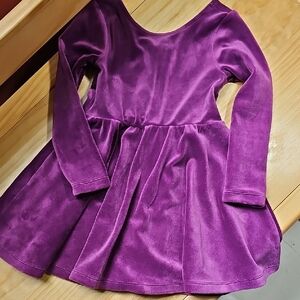 open lace back dress Pearl Chain Velvet Dress purple velvet dress
